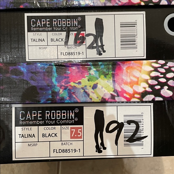 •CAPE ROBBIN• Talina Stretch Legging Heels // platform + block heel // NIB - Picture 10 of 11